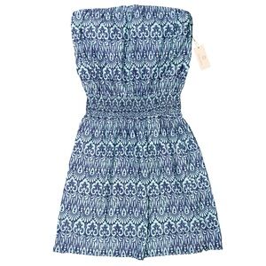 NWT Helen Jon - Short Jolie Dress | Island Batik Navy. Size M